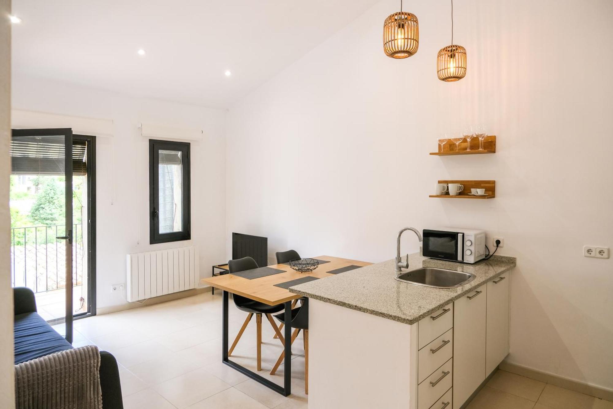 Ca Leudald 3 Apartamento En Besalu Con Terraza Extérieur photo