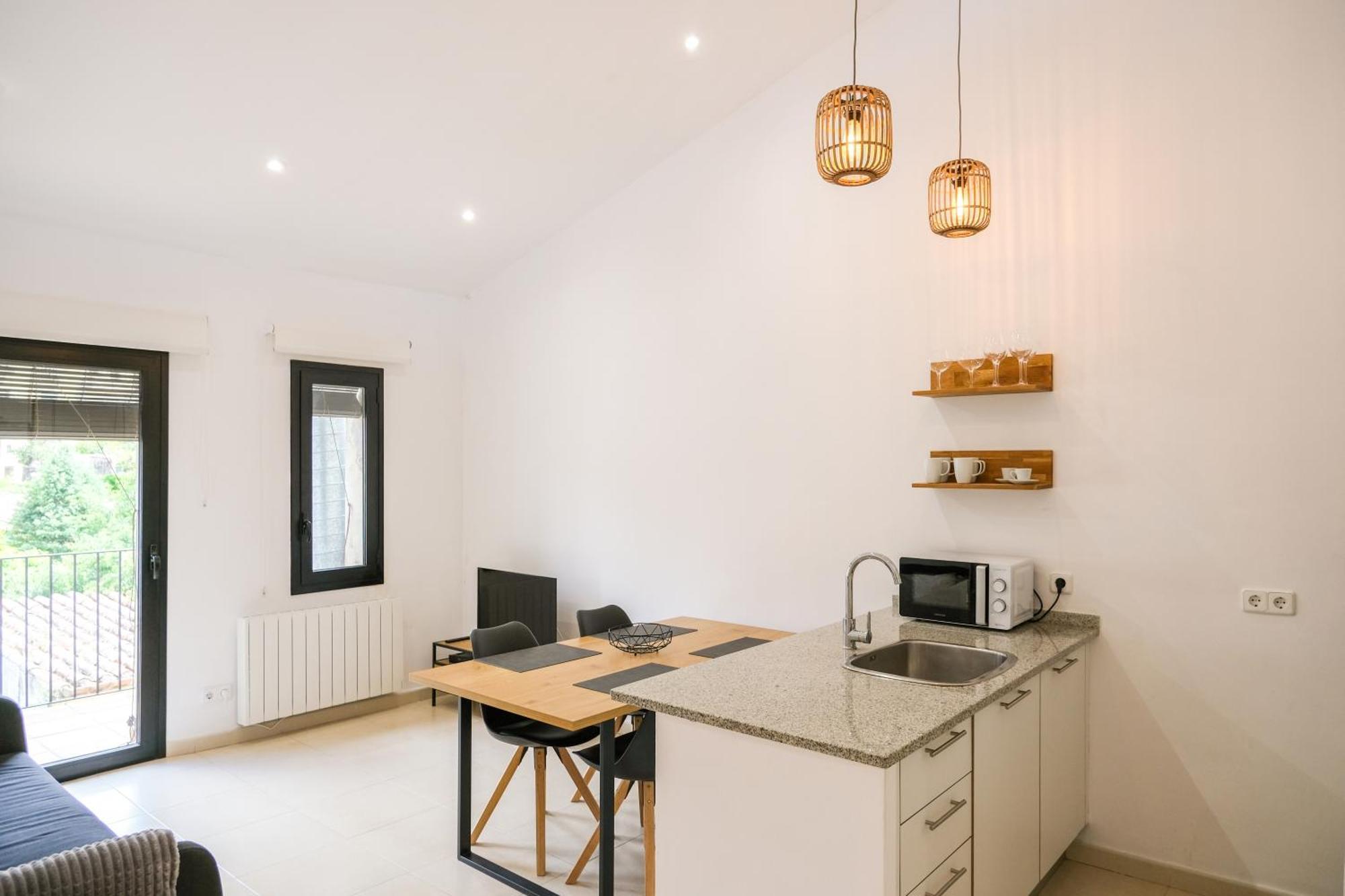 Ca Leudald 3 Apartamento En Besalu Con Terraza Extérieur photo