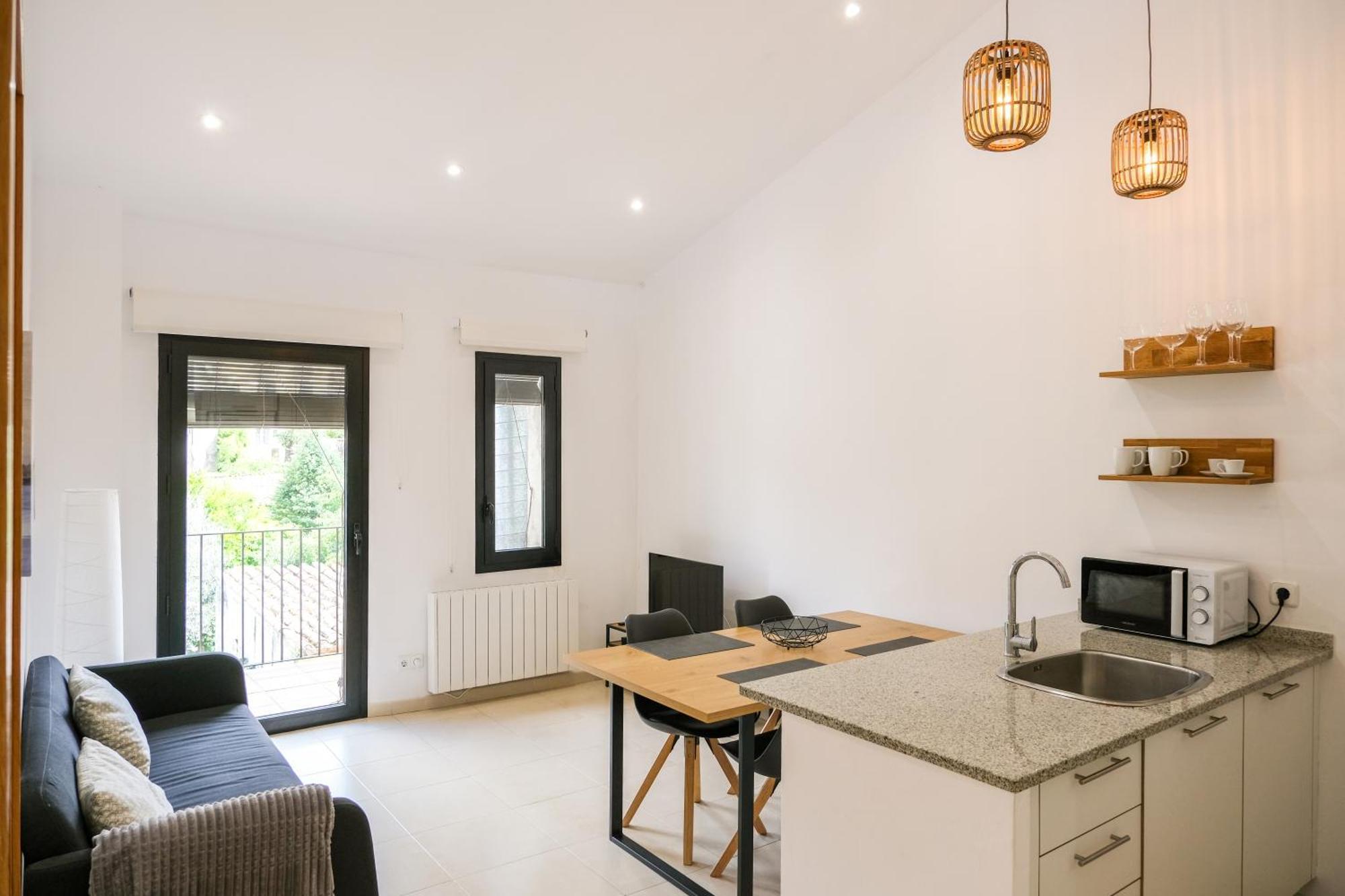 Ca Leudald 3 Apartamento En Besalu Con Terraza Extérieur photo