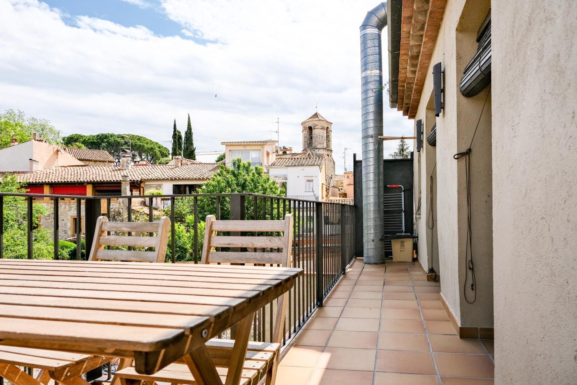 Appartement Ca Leudald 3 Apartamento En Besalu Con Terraza Extérieur photo