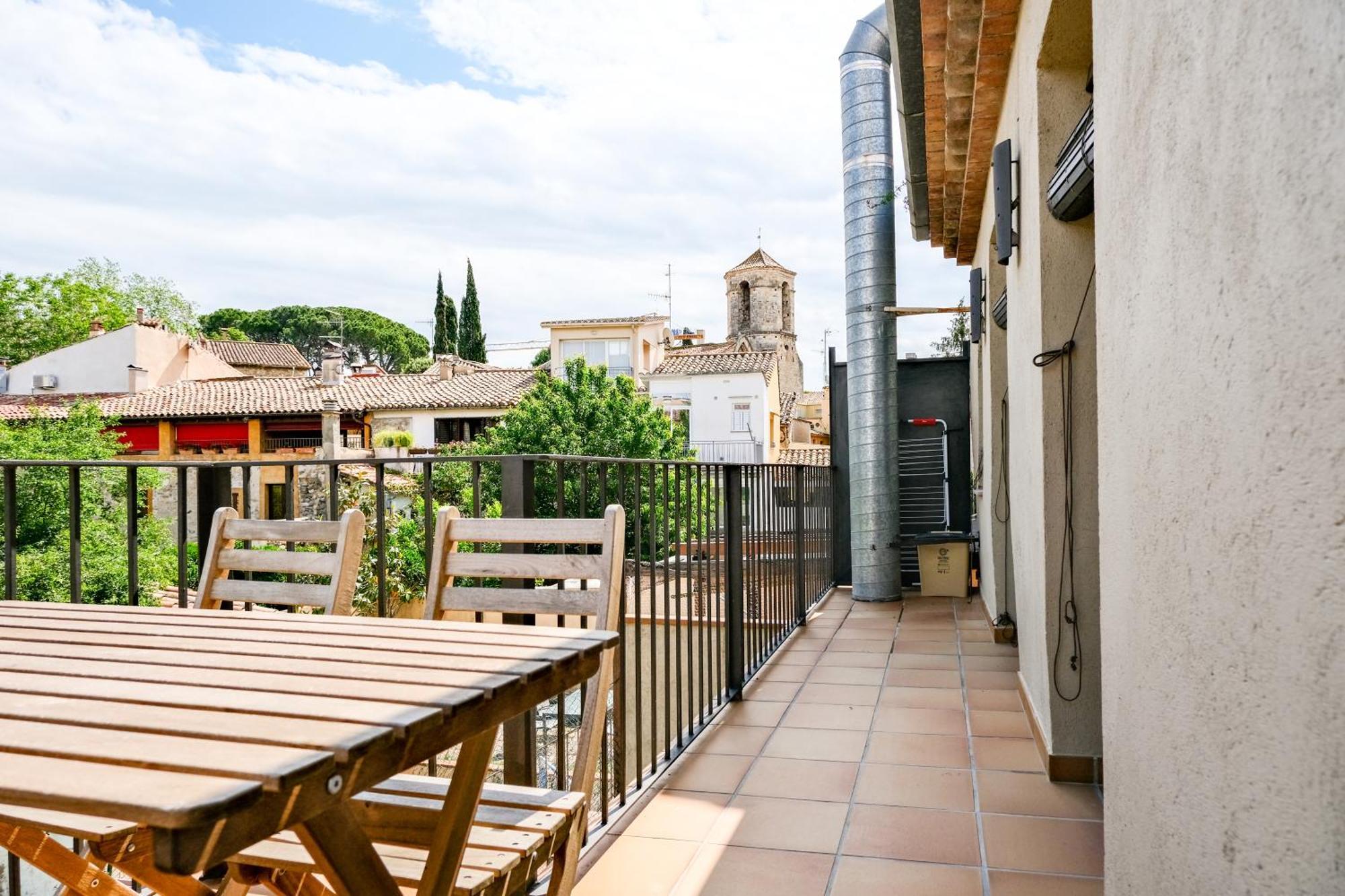 Appartement Ca Leudald 3 Apartamento En Besalu Con Terraza Extérieur photo